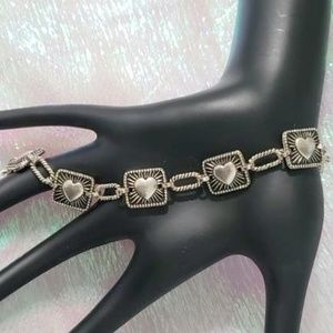 Heart Charm Link Bracelet --- CLEARANCE